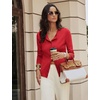 image:imageGRACE KARIN Womens Cardigan Sweaters Lightweight 2026 Summer Long Sleeve Button Up Knit Casual Dressy ShrugsRed