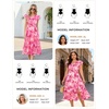 image:imageGRACE KARIN 2026 Womens Summer Dresses V Neck Ruffle Sleeve Floral Boho Beach Dress ALine Swing Midi Wedding Guest SundressBlue Orangefloral Print
