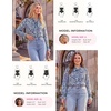 image:imageGRACE KARIN Womens Long Sleeve Work Blouses Bow Tie Chiffon Floral Tops 2026Elegant Business Casual Fall ShirtsBlue Floral