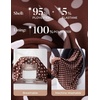 image:imageGRACE KARIN Womens Long Sleeve Work Blouses Bow Tie Chiffon Floral Tops 2026Elegant Business Casual Fall ShirtsDot  Coffee