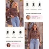 image:imageGRACE KARIN Womens Long Sleeve Work Blouses Bow Tie Chiffon Floral Tops 2026Elegant Business Casual Fall ShirtsDot  Coffee