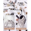 image:imageGRACE KARIN Womens Long Sleeve Work Blouses Bow Tie Chiffon Floral Tops 2026Elegant Business Casual Fall ShirtsDot  White and Khaki