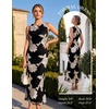image:imageGRACE KARIN Womens Summer Floral Wedding Guest Dresses 2026 Sleeveless Mesh Bodycon Maxi Dress Cocktail Party Long DressesBlack