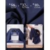 image:imageGRACE KARIN Womens 2026 Summer Peplum Tops 34 Sleeve Dressy Casual Shirts Business Blouses Trendy Fashion ClothesNavy Blue