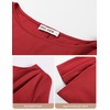 image:imageGRACE KARIN Womens 2026 Summer Peplum Tops 34 Sleeve Dressy Casual Shirts Business Blouses Trendy Fashion ClothesRed