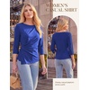 image:imageGRACE KARIN Womens 2026 Summer Peplum Tops 34 Sleeve Dressy Casual Shirts Business Blouses Trendy Fashion ClothesRoyal Blue