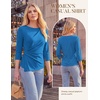 image:imageGRACE KARIN Womens 2026 Summer Peplum Tops 34 Sleeve Dressy Casual Shirts Business Blouses Trendy Fashion ClothesSky Blue