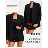 image:imageGRACE KARIN Womens Blazer Business Casual 2026 Fall Work Office Suit Jackets Long Sleeve Lapel Open Front with PocketsBlack