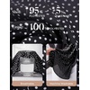 image:imageGRACE KARIN Womens Long Sleeve Business Casual Shirts 2026 Front Bow Tie Neck Chiffon Blouse Polka Dot Floral TopsDot  Black