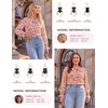 image:imageGRACE KARIN Womens Long Sleeve Business Casual Shirts 2026 Front Bow Tie Neck Chiffon Blouse Polka Dot Floral TopsDot  BlushCoffee