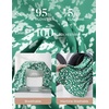 image:imageGRACE KARIN Womens Long Sleeve Business Casual Shirts 2026 Front Bow Tie Neck Chiffon Blouse Polka Dot Floral TopsSage Green Floral
