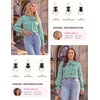 image:imageGRACE KARIN Womens Long Sleeve Business Casual Shirts 2026 Front Bow Tie Neck Chiffon Blouse Polka Dot Floral TopsSage Green Floral
