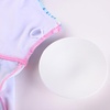 image:imageGRACE KARIN Girls Tankini Swimsuit Swimwear Teen Cute Ruffle Bathing Suit Kids 2 Piece Shirred Bikini Set with Padded 816Blue Pink Coconut Tree
