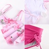 image:imageGRACE KARIN Girls Tankini Swimsuit Swimwear Teen Cute Ruffle Bathing Suit Kids 2 Piece Shirred Bikini Set with Padded 816Pink Floral
