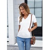 image:imageGRACE KARIN Womens Short Sleeve Cardigan Sweaters 2026 Summer Lightweight Cropped Cardigan V Neck Casual Clothing TopsBright White