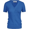 image:imageGRACE KARIN Womens Short Sleeve Cardigan Sweaters 2026 Summer Lightweight Cropped Cardigan V Neck Casual Clothing TopsDenim Blue