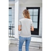 image:imageGRACE KARIN Womens Short Sleeve Cardigan Sweaters 2026 Summer Lightweight Cropped Cardigan V Neck Casual Clothing TopsLight Gray