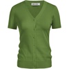 image:imageGRACE KARIN Womens Short Sleeve Cardigan Sweaters 2026 Summer Lightweight Cropped Cardigan V Neck Casual Clothing TopsLight Green