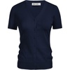 image:imageGRACE KARIN Womens Short Sleeve Cardigan Sweaters 2026 Summer Lightweight Cropped Cardigan V Neck Casual Clothing TopsNavy Blue