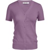 image:imageGRACE KARIN Womens Short Sleeve Cardigan Sweaters 2026 Summer Lightweight Cropped Cardigan V Neck Casual Clothing TopsPurple