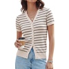 Beige Black Stripe