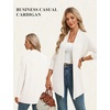 image:imageGRACE KARIN Long Cardigans for Women Lightweight Open Front Draped Sweaters  Knit Cardigan Sweaters Business Casual Dusters Fall Outfits For Women Long Sweater Cardigan WomenIvory White