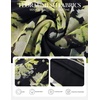 image:imageGRACE KARIN Women Boho Mesh Tops Dressy Casual Ruffle Sleeve Blouses Floral Peplum Work Shirts 2026 Summer Trendy ClothesBlack Green Floral