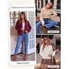 image:imageGRACE KARIN Womens Chunky Knit Open Front Sweater Long Sleeve Button Down Cardigan Outerwear Coats Fall Fashion 2026White