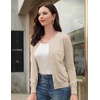 image:imageGRACE KARIN Womens Long Sleeve Knit Cardigan Sweaters Casual Dressy Open Front Button Down Cardigans Summer OutfitsBeige
