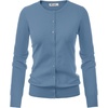 image:imageGRACE KARIN Womens Long Sleeve Knit Cardigan Sweaters Casual Dressy Open Front Button Down Cardigans Summer OutfitsBluegrey