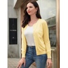 image:imageGRACE KARIN Womens Long Sleeve Knit Cardigan Sweaters Casual Dressy Open Front Button Down Cardigans Summer OutfitsButter Yellow