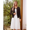 image:imageGRACE KARIN Womens Long Sleeve Knit Cardigan Sweaters Casual Dressy Open Front Button Down Cardigans Summer OutfitsChocolate Brown