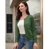 image:imageGRACE KARIN Womens Long Sleeve Knit Cardigan Sweaters Casual Dressy Open Front Button Down Cardigans Summer OutfitsDark Olive Green