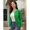 image:imageGRACE KARIN Womens Long Sleeve Knit Cardigan Sweaters Casual Dressy Open Front Button Down Cardigans Summer OutfitsGreen