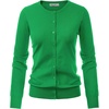 image:imageGRACE KARIN Womens Long Sleeve Knit Cardigan Sweaters Casual Dressy Open Front Button Down Cardigans Summer OutfitsGreen