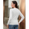 image:imageGRACE KARIN Womens Long Sleeve Knit Cardigan Sweaters Casual Dressy Open Front Button Down Cardigans Summer OutfitsIvory White
