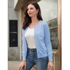 image:imageGRACE KARIN Womens Long Sleeve Knit Cardigan Sweaters Casual Dressy Open Front Button Down Cardigans Summer OutfitsLight Blue