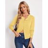image:imageGRACE KARIN Womens Long Sleeve Knit Cardigan Sweaters Casual Dressy Open Front Button Down Cardigans Summer OutfitsLight Yellow