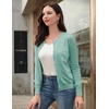 image:imageGRACE KARIN Womens Long Sleeve Knit Cardigan Sweaters Casual Dressy Open Front Button Down Cardigans Summer OutfitsMint Blue