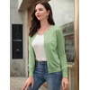 image:imageGRACE KARIN Womens Long Sleeve Knit Cardigan Sweaters Casual Dressy Open Front Button Down Cardigans Summer OutfitsMint Green