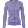 image:imageGRACE KARIN Womens Long Sleeve Knit Cardigan Sweaters Casual Dressy Open Front Button Down Cardigans Summer OutfitsPurple