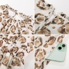 image:imageGRACE KARIN Womens Fall Wedding Guest Dresses 2026 Floral Long Sleeve Chiffon Maxi Dress Flowy Boho Dress with PocketsBeige and Leopard