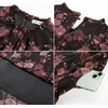 image:imageGRACE KARIN Womens Fall Wedding Guest Dresses 2026 Floral Long Sleeve Chiffon Maxi Dress Flowy Boho Dress with PocketsBlack and Pink Floral