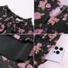 image:imageGRACE KARIN Womens Fall Wedding Guest Dresses 2026 Floral Long Sleeve Chiffon Maxi Dress Flowy Boho Dress with PocketsBlack and Rose Floral