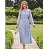 image:imageGRACE KARIN Womens Fall Wedding Guest Dresses 2026 Floral Long Sleeve Chiffon Maxi Dress Flowy Boho Dress with PocketsSky Blue Floral