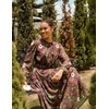 image:imageGRACE KARIN Womens Fall Wedding Guest Dresses 2026 Floral Long Sleeve Chiffon Maxi Dress Flowy Boho Dress with PocketsVintage Multicolored