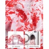 image:imageGRACE KARIN Fall Wedding Guest Causal Midi Floral V Neck Dresses  Long SleeveA LineFlowySmocked WaistRuffleTieredwith PocketsBeachVacationCocktailSemi FormalCorsetPartyBirthdayLight Pink Floral