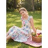 image:imageGRACE KARIN Girls Hawaiian Dress Floral Chiffon ALine Sleeveless Summer Sundress for Beach Vacation Party 716Multicolor