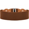 image:imageGRACE KARIN Wide Belts for Women Elastic Waist Belt  3 inch wide stretchy waistband Woven design Golden buckle For dresses skirt Vintage casual boho western styleCognac Brown