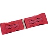 image:imageGRACE KARIN Wide Belts for Women Elastic Waist Belt  3 inch wide stretchy waistband Woven design Golden buckle For dresses skirt Vintage casual boho western styleRed